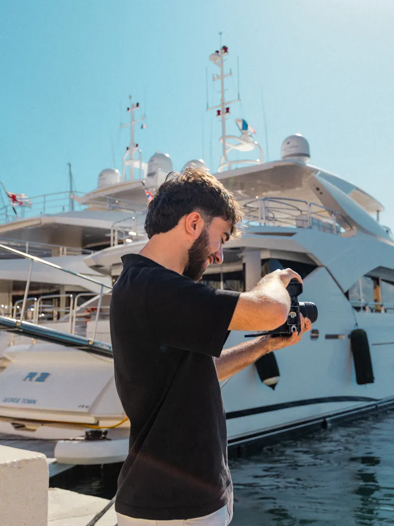 Hugo Bransard en shooting